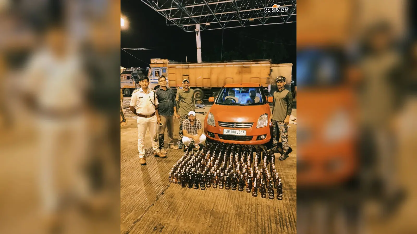 नवादा में शराब तस्करी का भंडाफोड़, बिहार-झारखंड बॉर्डर पर कार के गुप्त तहखाने से मिली 240 बोतल विदेशी शराब; बोकारो का तस्कर गिरफ्तार