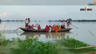अमदाबाद: गंगा और महानंदा के दोहरे उफान से हाहाकार, दर्जनों गांव जलमग्न; लाल निशान के पार पहुंची गंगा