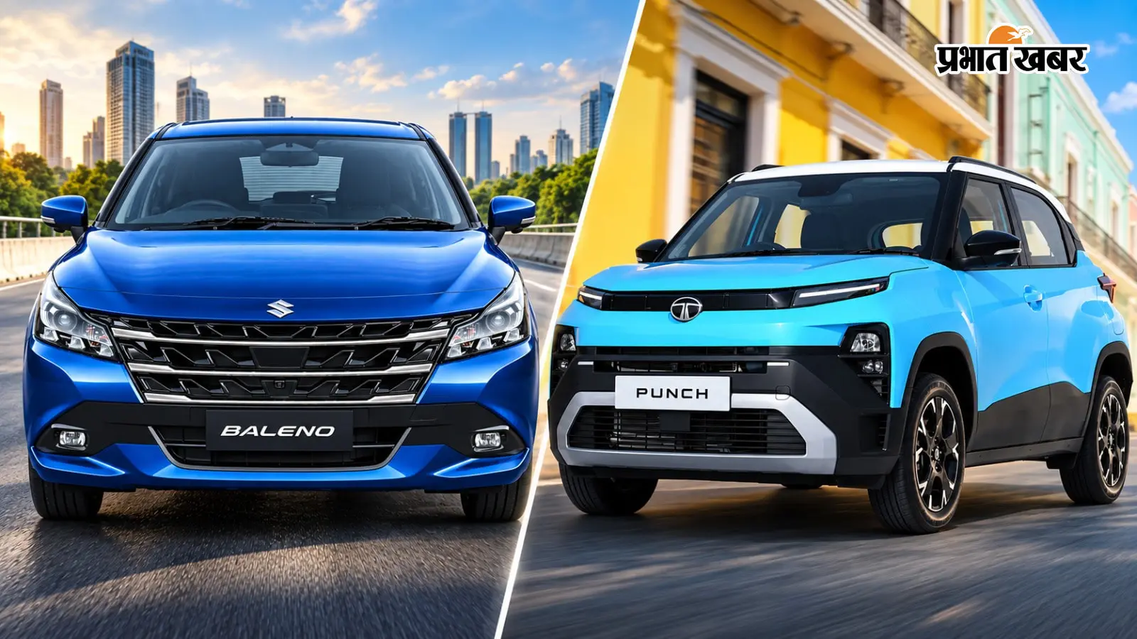 Maruti Baleno Facelift vs Tata Punch Facelift: कीमत, इंजन, माइलेज, फीचर्स और स्पेसिफिकेशन में कौन बेहतर?