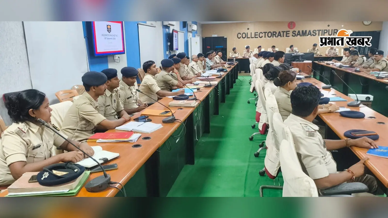 समस्तीपुर में एसपी ने की क्राइम मीटिंग, लंबित कांडों के जल्द निष्पादन का निर्देश