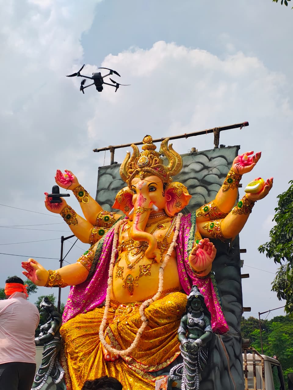 भगवान गणेश की प्रतिमा.