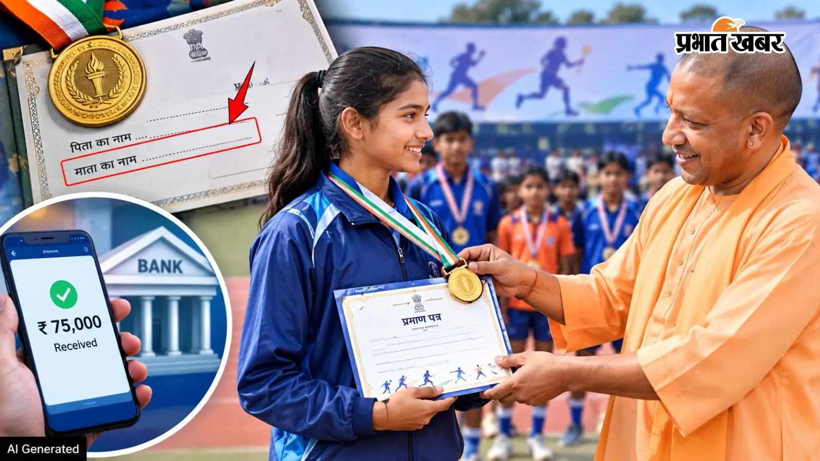 मेडल के साथ मां का नाम भी… UP में पहली बार बदलेगा खिलाड़ियों का प्रमाणपत्र, CM Sports Award से नवाजे जाएंगे विजेता, जानें पूरी प्रक्रिया