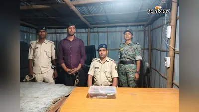 कटिहार में 48.47 ग्राम स्मैक और देसी पिस्टल के साथ आरोपी गिरफ्तार, छह कारतूस बरामद