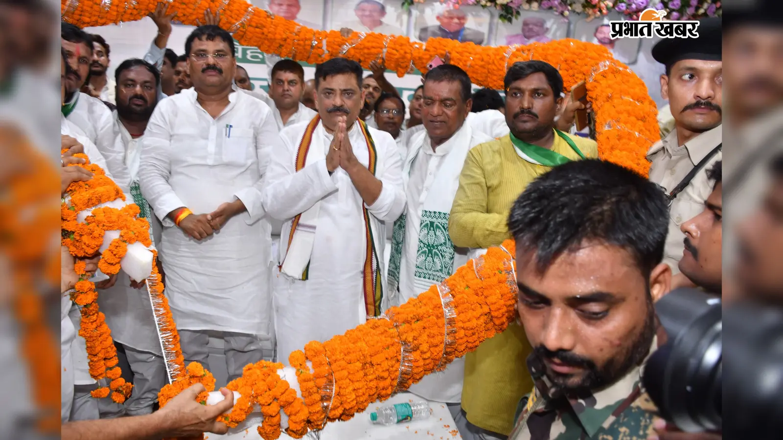 आरा: फरक्का जल संधि से बिहार के हितों की अनदेखी, समझौते पर तत्काल पुनर्विचार की जरूरत; जदयू के 'नीतीश संवाद' में गरजे संजय झा और उमेश कुशवाहा