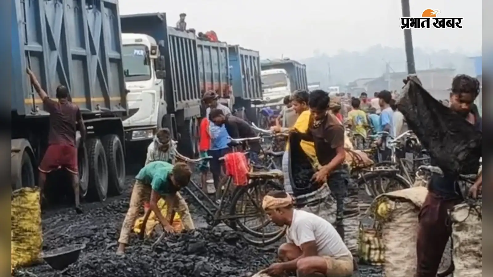 कोयले की काली कमाई का खेल! कोल लिंक रोड पर जगह-जगह डंपर रोककर कोयला उतारने की शिकायत