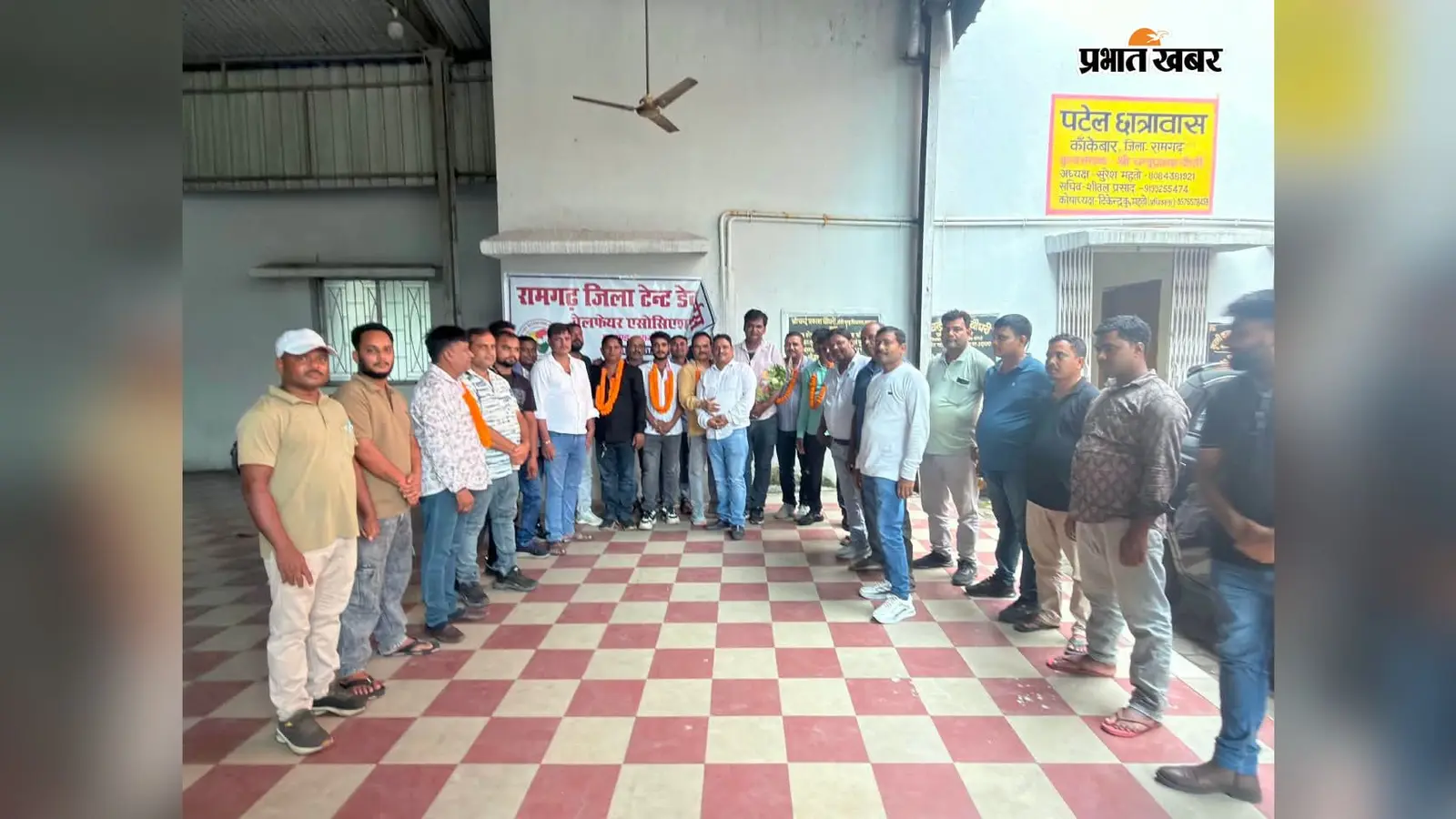 सत्येंद्र कुमार बने रामगढ़ टेंट डेकोरेटर्स एसोसिएशन के अध्यक्ष, कारोबारियों की समस्याओं के समाधान का भरोसा