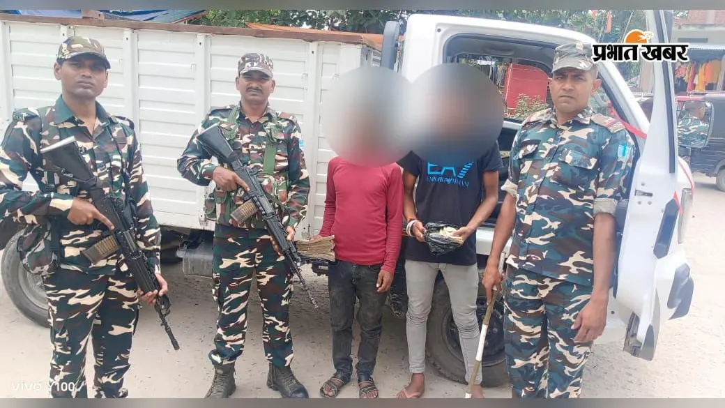 नरपतगंज: बेला बॉर्डर पर SSB की बड़ी कार्रवाई; 6.56 लाख नेपाली मुद्रा व वाहन के साथ दो तस्कर गिरफ्तार