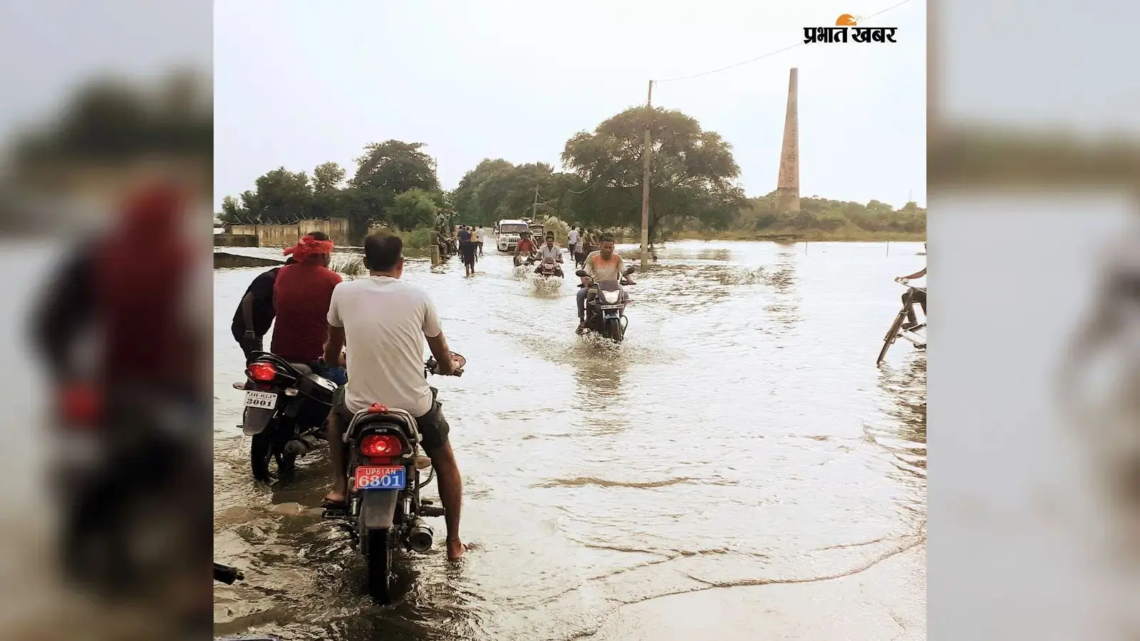 बक्सर में गंगा का जलस्तर घटा, चौसा-मोहनियां मुख्य सड़क पर फिर शुरू हुआ आवागमन
