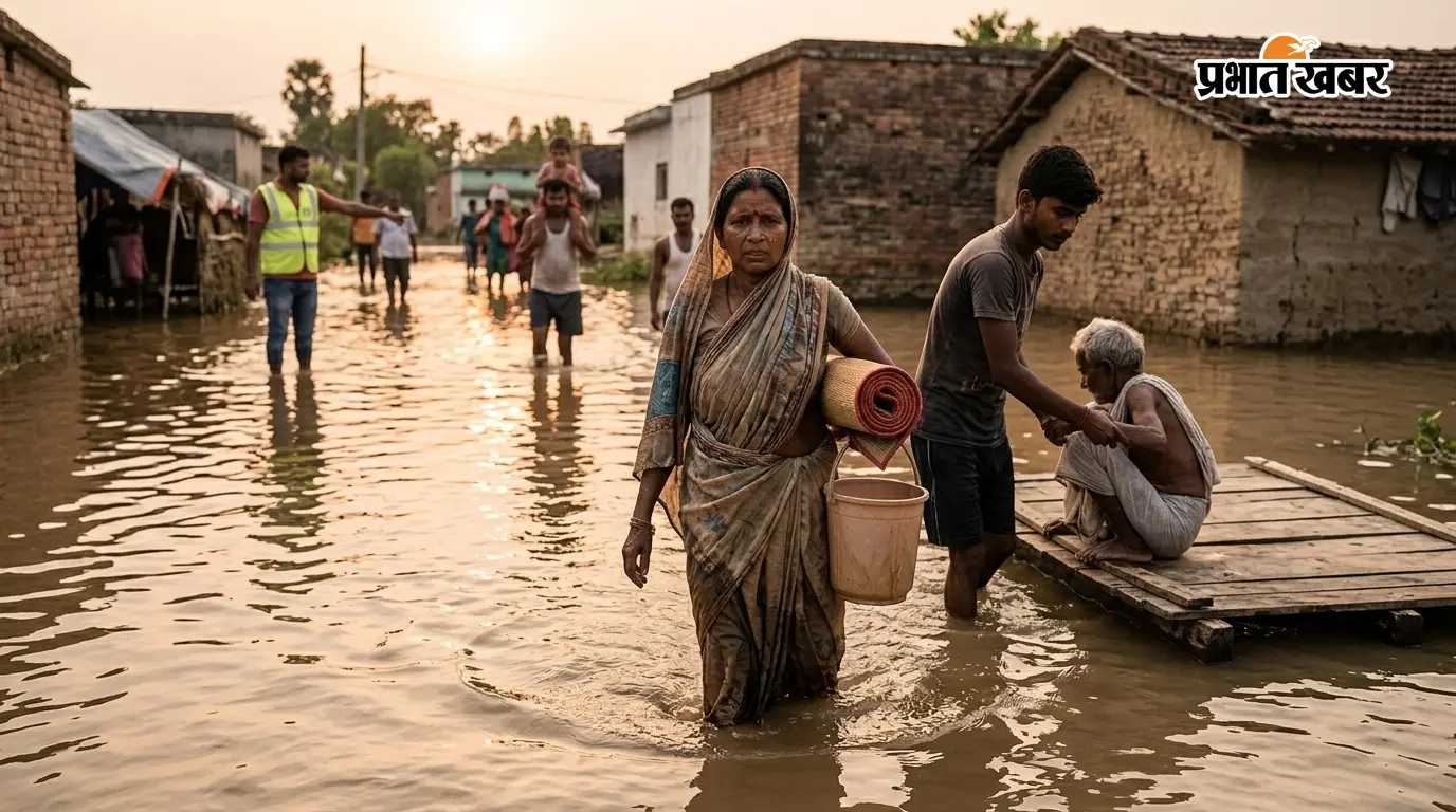 छपरा में बाढ़ का संकट गहराया, 109 गांव डूबे; 2.34 लाख आबादी प्रभावित