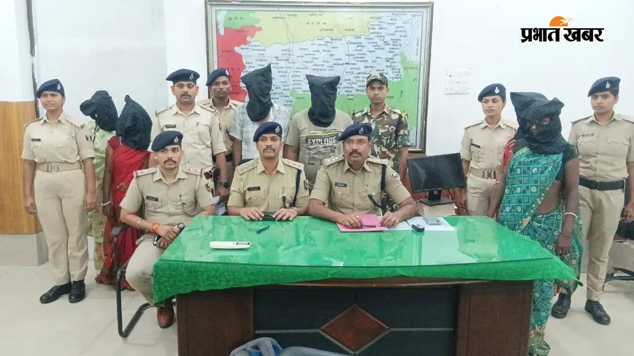 पूर्णिया में 4 करोड़ का स्मैक बरामद, सरगना और चार महिलाओं समेत छह तस्कर गिरफ्तार