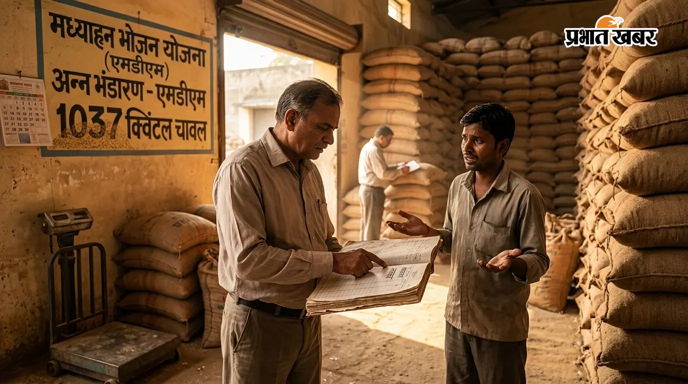 एमडीएम के 1037 क्विंटल चावल का हिसाब गायब, तत्कालीन सहायक गोदाम प्रबंधक पर पुलिस ने दाखिल की चार्जशीट