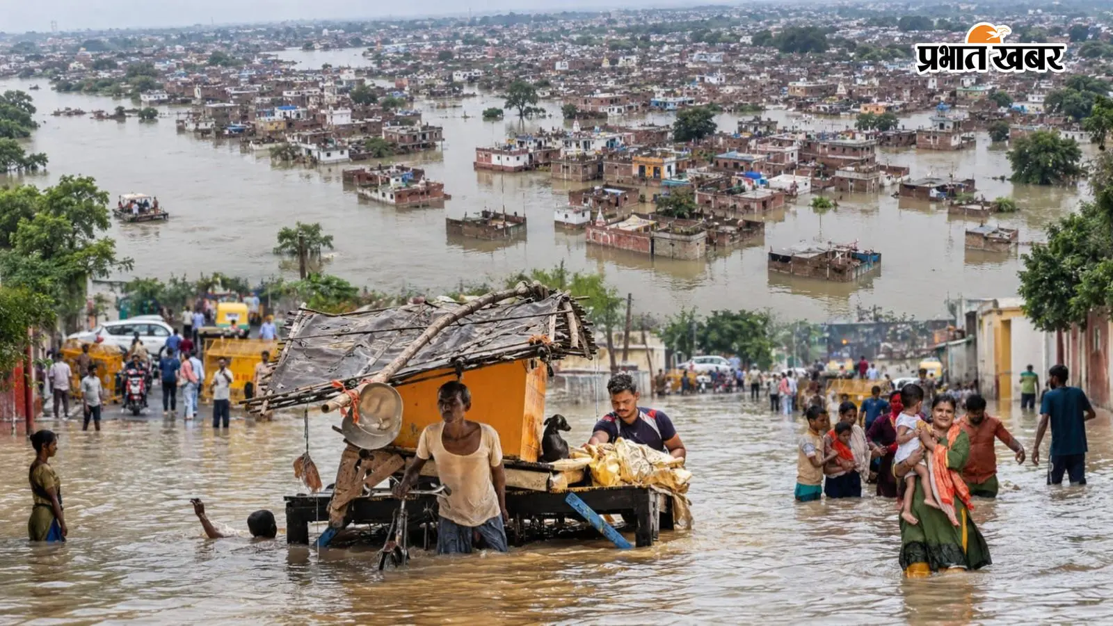 UP Flood Alert: यूपी में बाढ़ का महातांडव! 26 जिलों में 3.53 लाख लोग प्रभावित, बलिया के 48 गांव पानी में, अगले 48 घंटे अहम