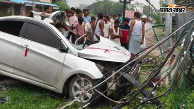 ट्रांसफार्मर से टकराते ही 'आग का गोला' बनी कार, लखीमपुर में 3 दोस्तों की जिंदा जलकर मौत, दहल उठा पूरा शहर
