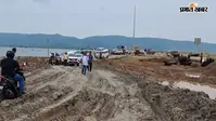 कृष्णानगर के पास फोरलेन पर चार फीट पानी, संपर्क पथ डूबने से वाहनों का आवागमन ठप, सड़क पर लगी लंबी कतार
