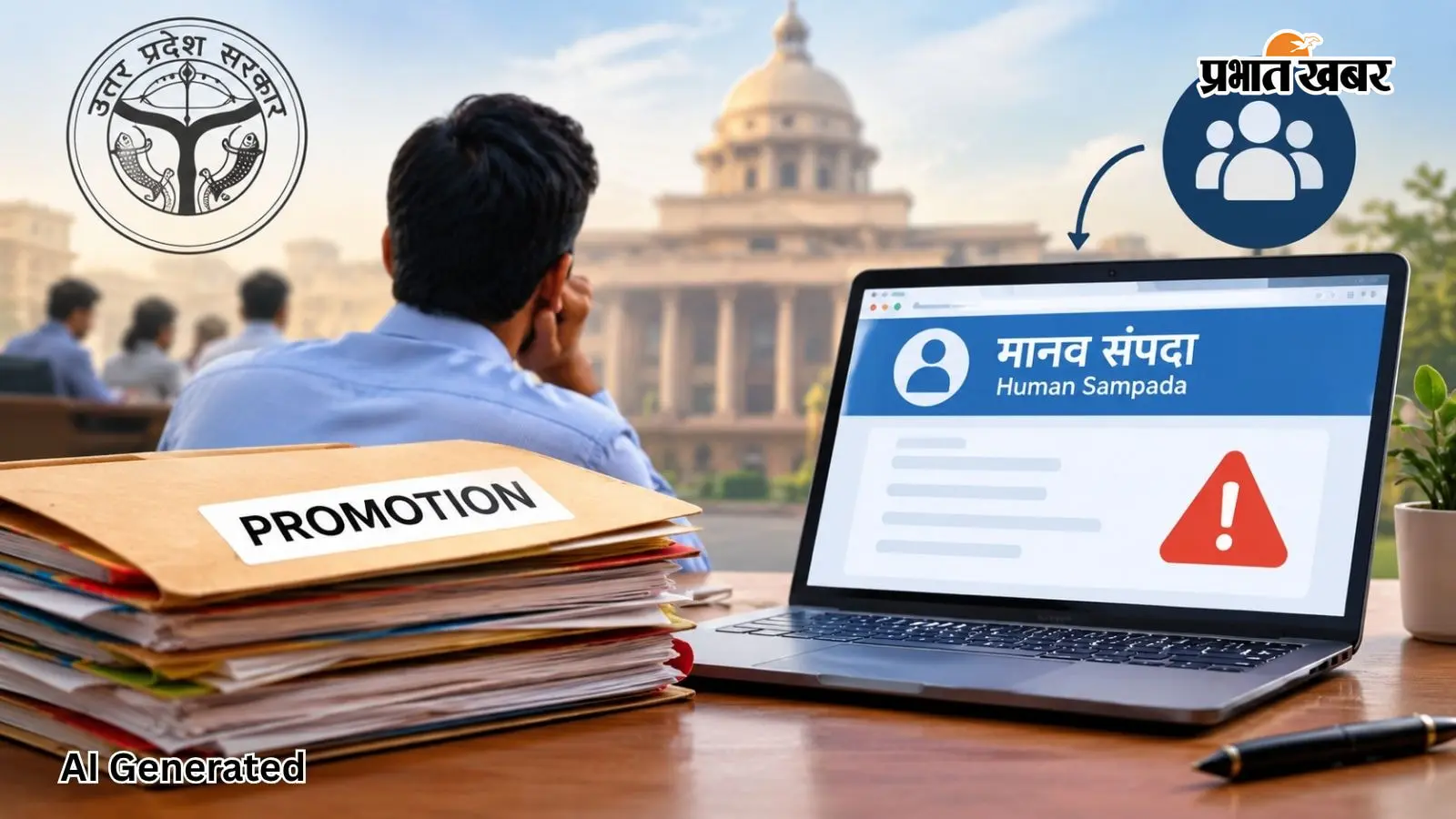 UP Promotion Update: UP में प्रमोशन की फाइल आगे बढ़ी ही नहीं, मानव संपदा पोर्टल की खामी से सैकड़ों कर्मचारी अटके