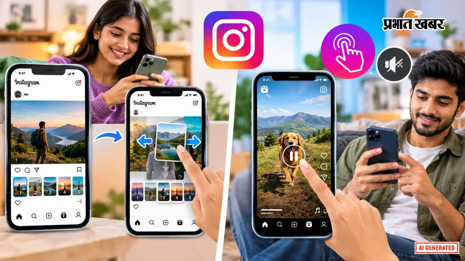 Instagram New Feature: इंस्टाग्राम पर पोस्ट करने के बाद भी बदल सकेंगे कैरोसेल फोटो का क्रम, जानिए नया तरीका