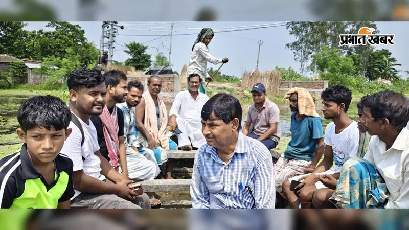 मनसाही के पंचवर्गा में बाढ़ का पानी बढ़ा, 50 से अधिक घर घिरे, 500 एकड़ फसल डूबी