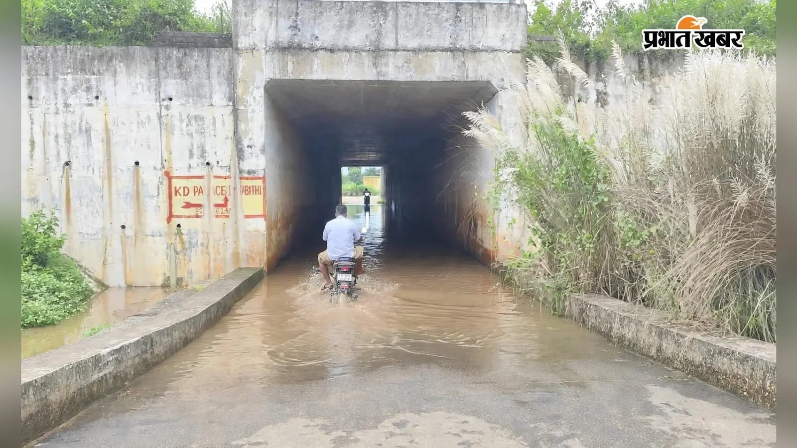 हर बारिश में तालाब बन जाता है ये रेलवे अंडरपास, ग्रामीणों को होती है परेशानी