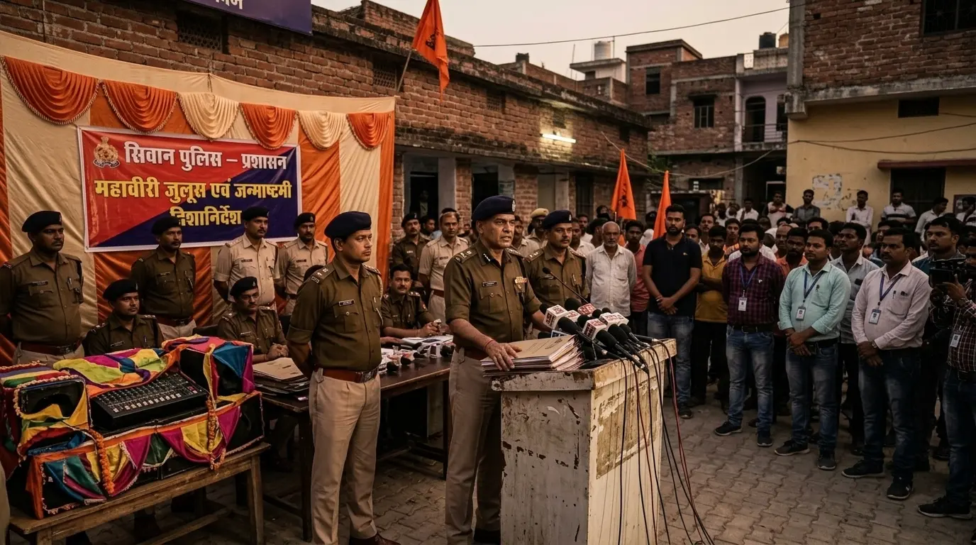 सीवान में DJ और अश्लील नृत्य पर पुलिस का शिकंजा, महावीरी जुलूस में 30 नामजद; जन्माष्टमी कार्यक्रम में भी FIR