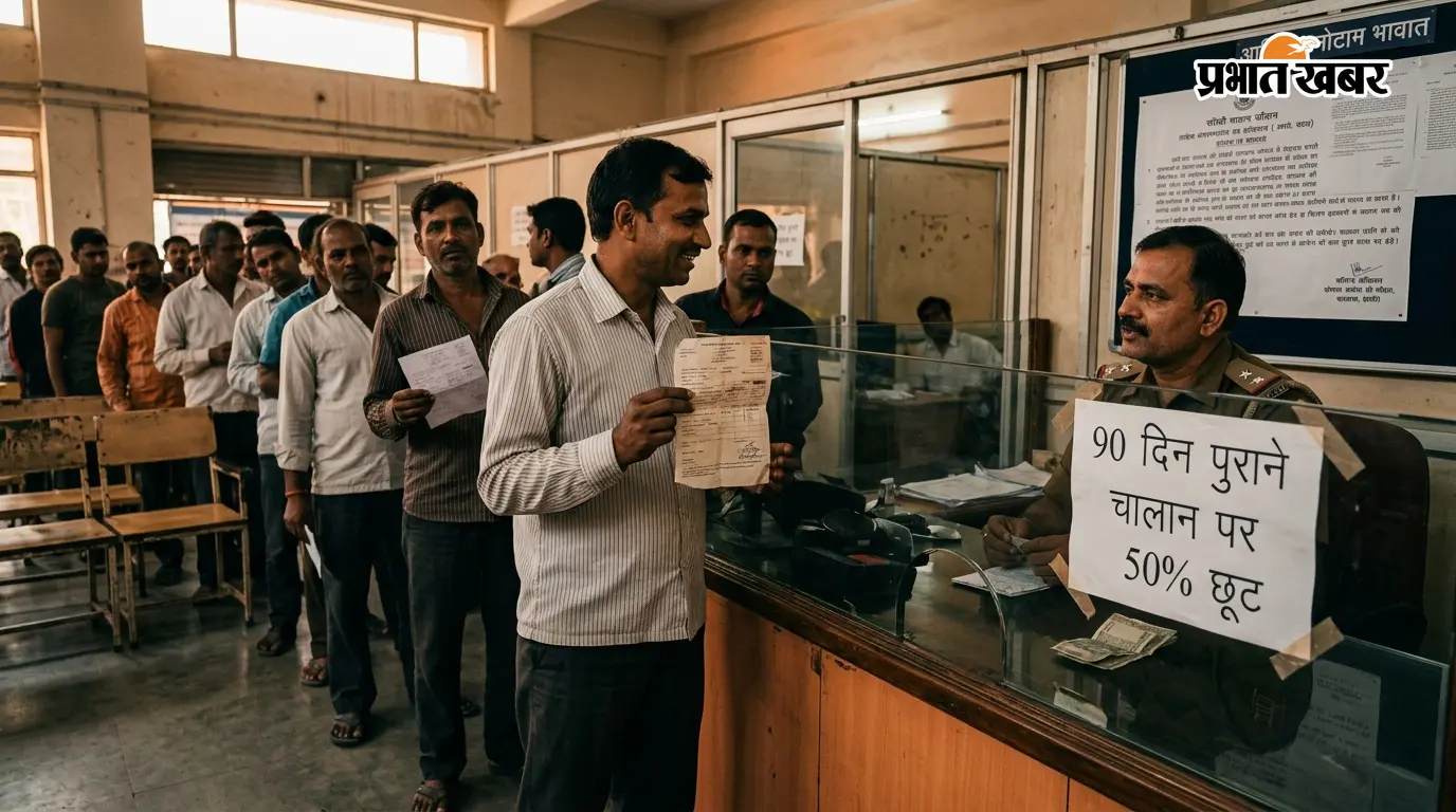 90 दिन पुराना ट्रैफिक चालान है तो मिलेगी बड़ी राहत, 50% तक जुर्माना होगा कम,जानें कब और कैसे होगा निपटारा