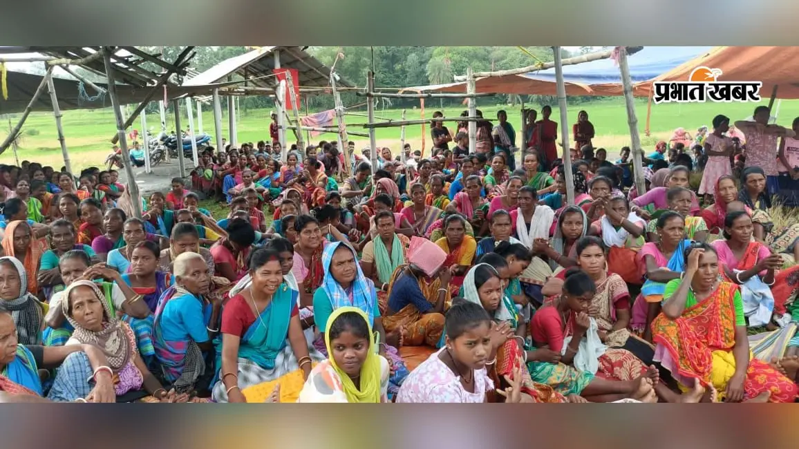 कोल टेस्टिंग बोरिंग के खिलाफ गूंजा विरोध, किसान महासभा से जुड़े सैकड़ों किसान
