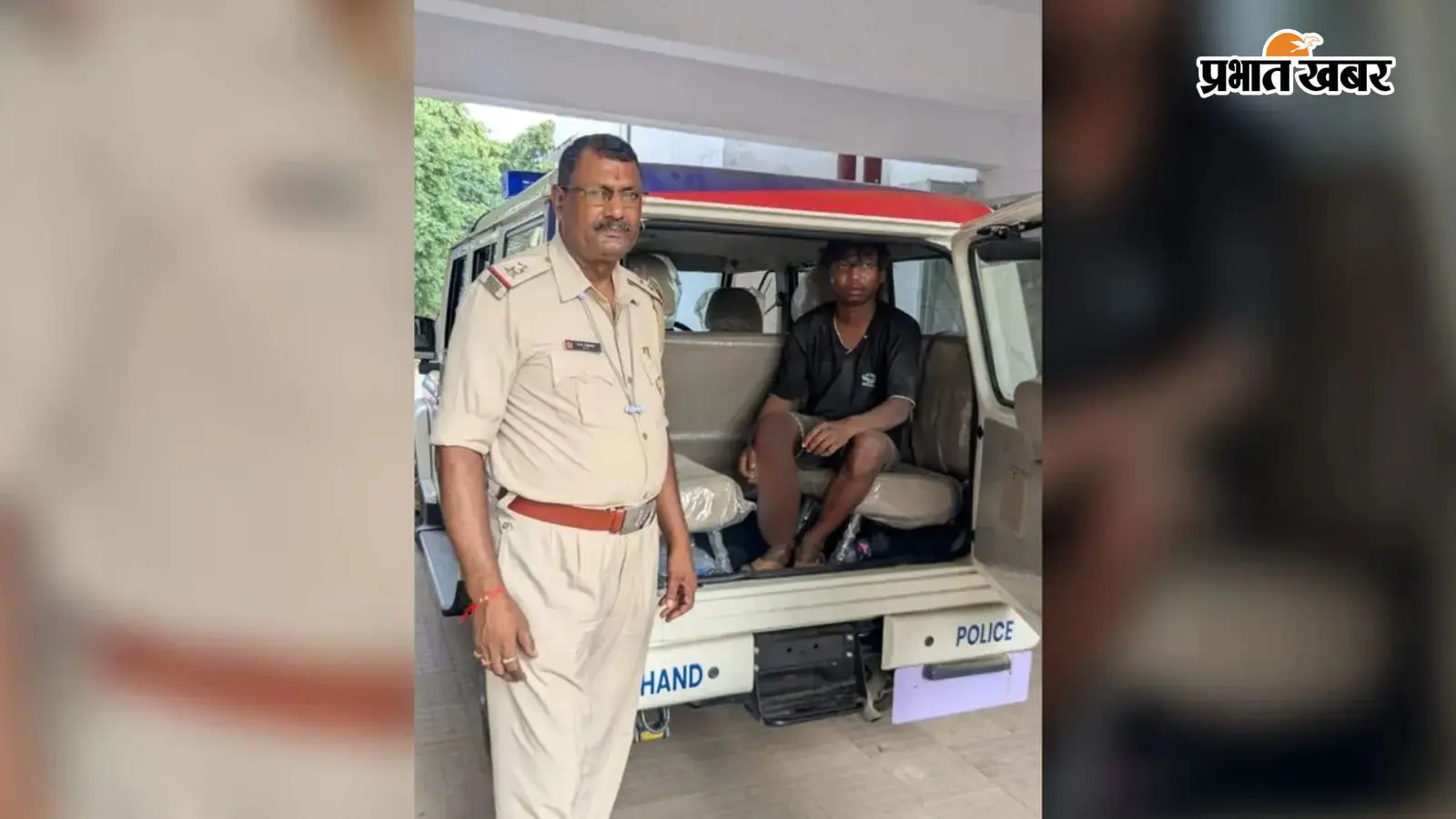 सड़क हादसे में घायल युवक को पुलिस ने पहुंचाया अस्पताल, समय पर मिला इलाज