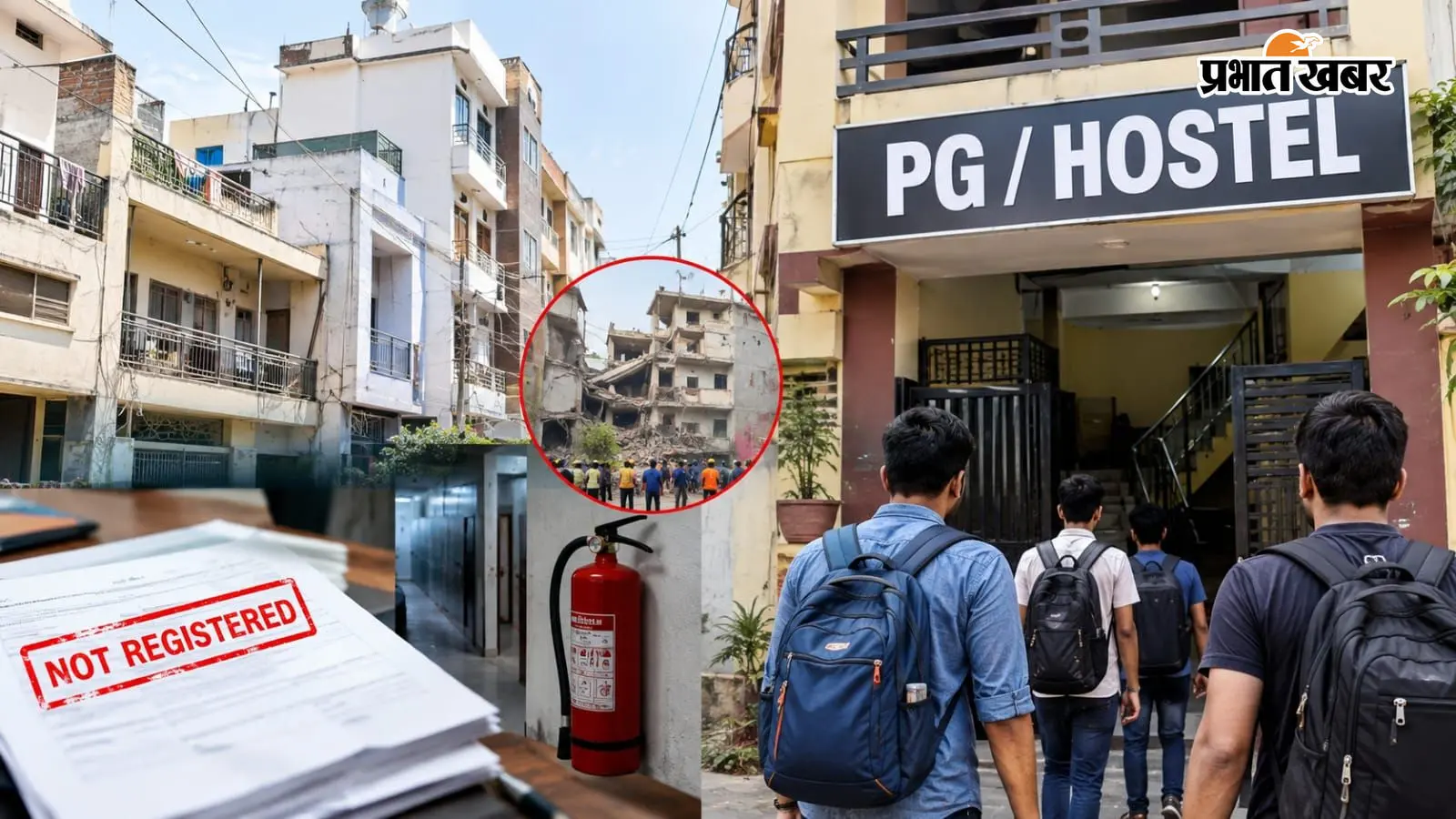 आगरा में एक भी पीजी-हॉस्टल पंजीकृत नहीं, फिर भी चल रहे सैकड़ों, दिल्ली की घटना से भी नहीं ली सबक