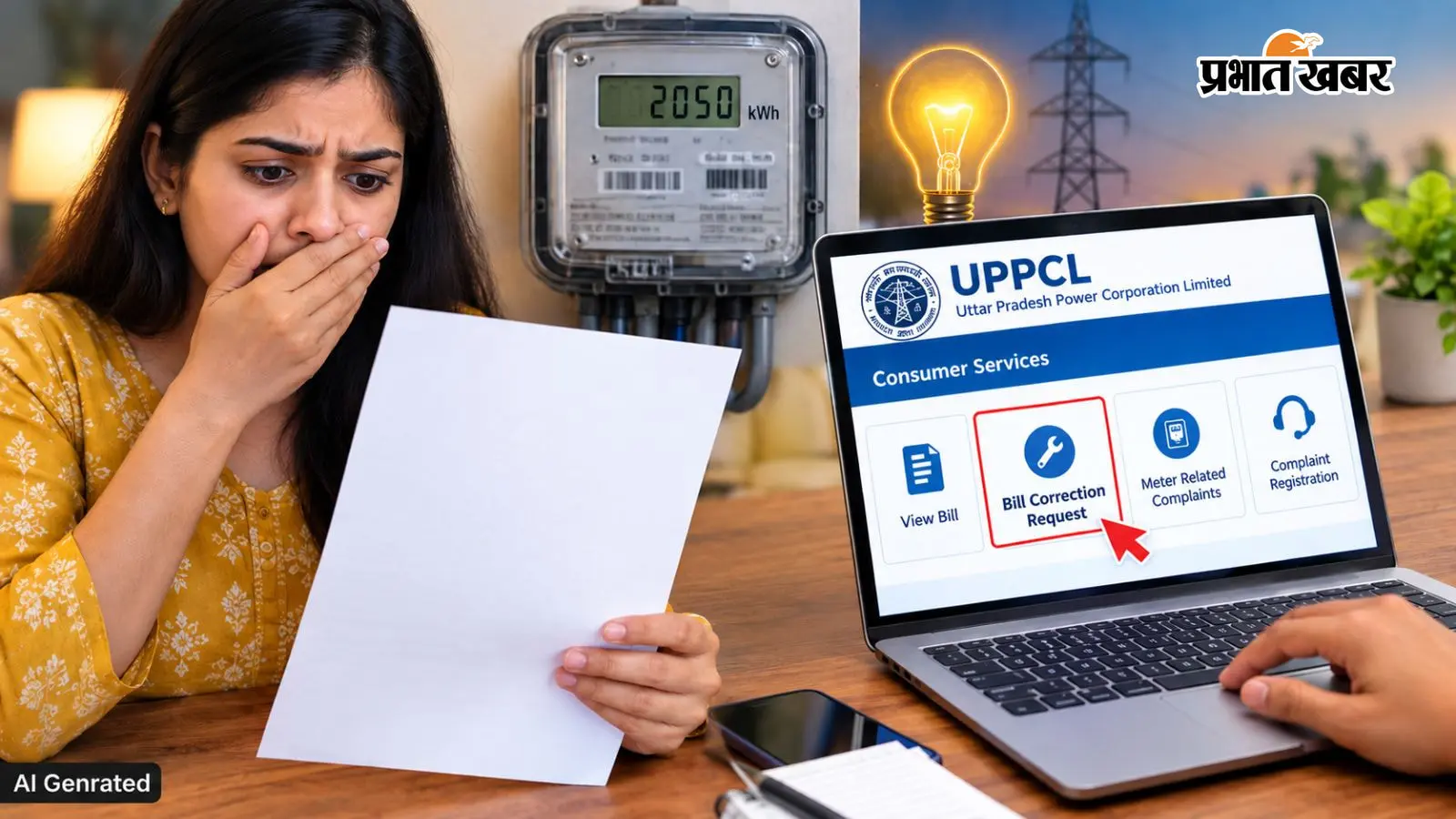 UP Electricity: बिजली बिल देखकर कहीं आपके भी तो नहीं उड़ गए होश? परेशान न हों, ऐसे कराएं बिल में सुधार, जानें पूरा तरीका