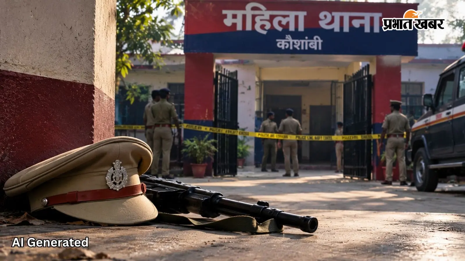 थाने के गेट पर महिला सिपाही को लगी गोली, गले को चीरते हुए सिर से निकली बुलेट, मौत ने खड़े किए कई सवाल