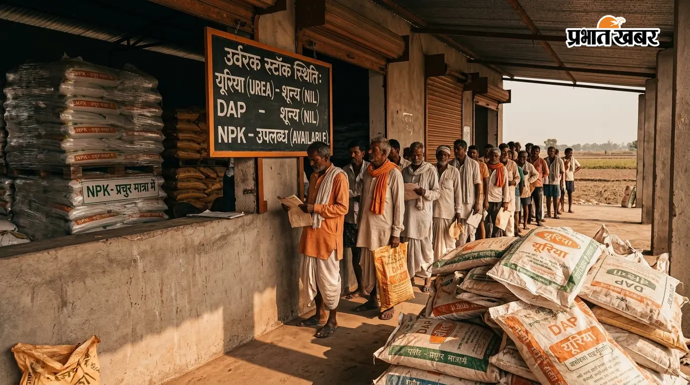 खरीफ फसलों पर गहराया उर्वरक संकट: यूरिया और डीएपी की भारी किल्लत, एनपीके की भरमार से किसान बेहाल