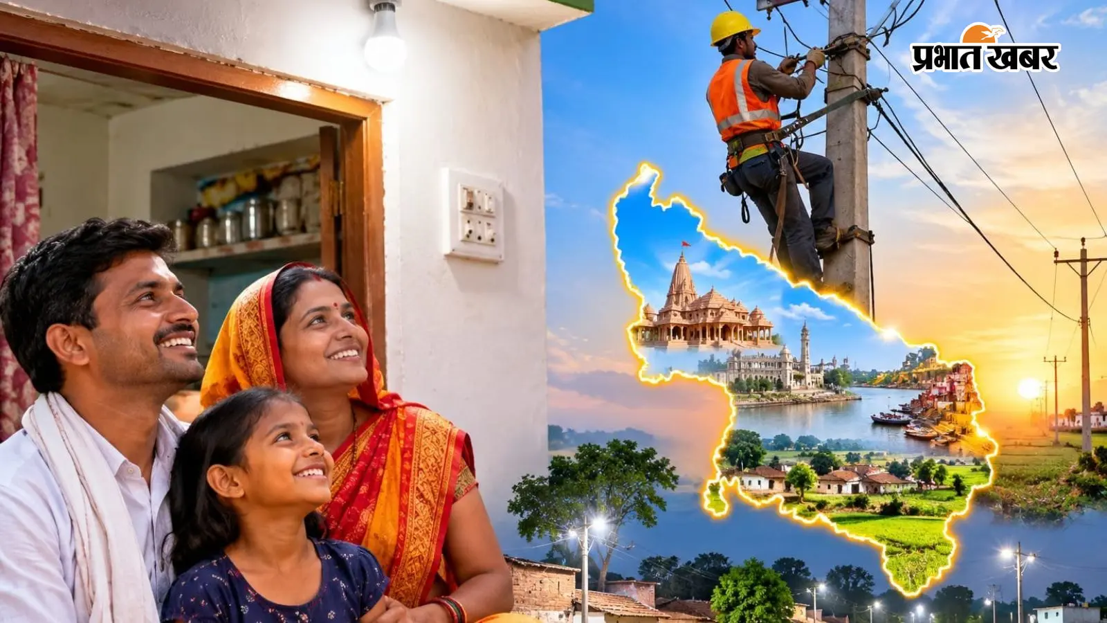 अंधेरे से उजाले तक: UP ने बिजली कनेक्शन देने में पेश की मिसाल, देश के बाकी सभी राज्यों का तोड़ा रिकॉर्ड