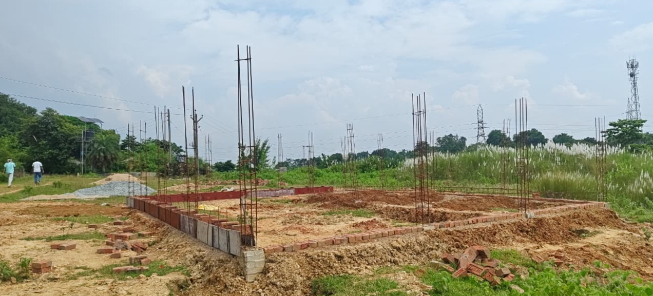 धुमकुडियां भवन का निर्माण स्थल