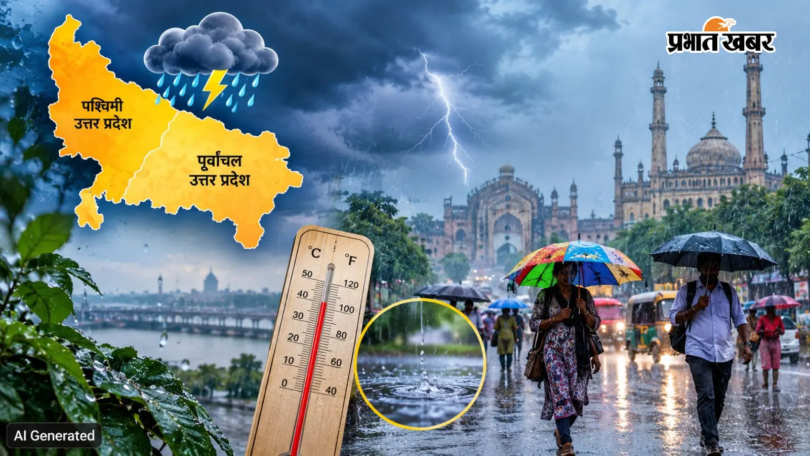 पश्चिमी यूपी से पूर्वांचल तक बदलेगा मौसम का मिजाज, 7 दिनों में कई जिलों में बारिश-गरज के आसार, IMD का पूरा अपडेट