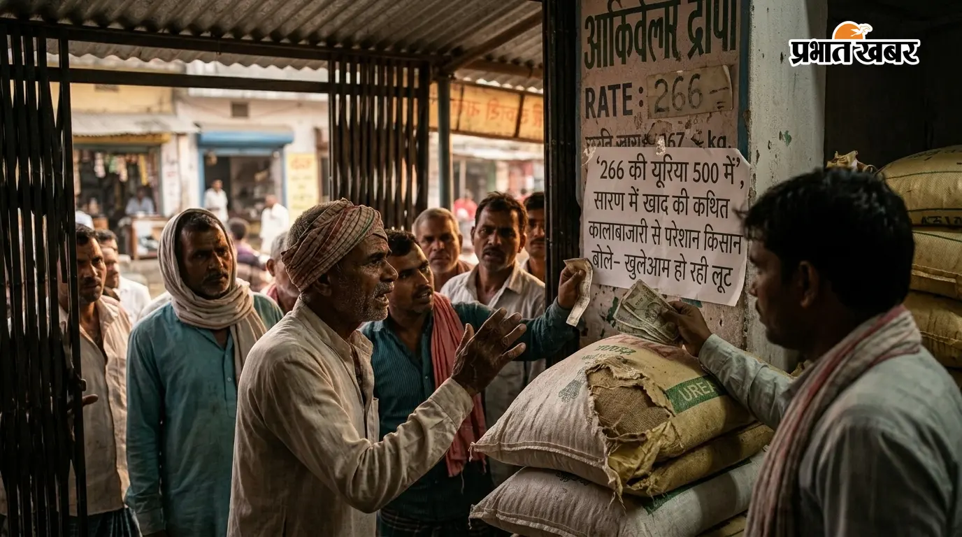 '266 की यूरिया 500 में', सारण में खाद की कथित कालाबाजारी से परेशान किसान बोले- खुलेआम हो रही लूट