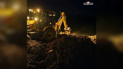 बांध में रिसाव से बढ़ी चिंता, कटाव तेज होते ही गांव में मचा हड़कंप, रात में दुरुस्त हुआ बांध