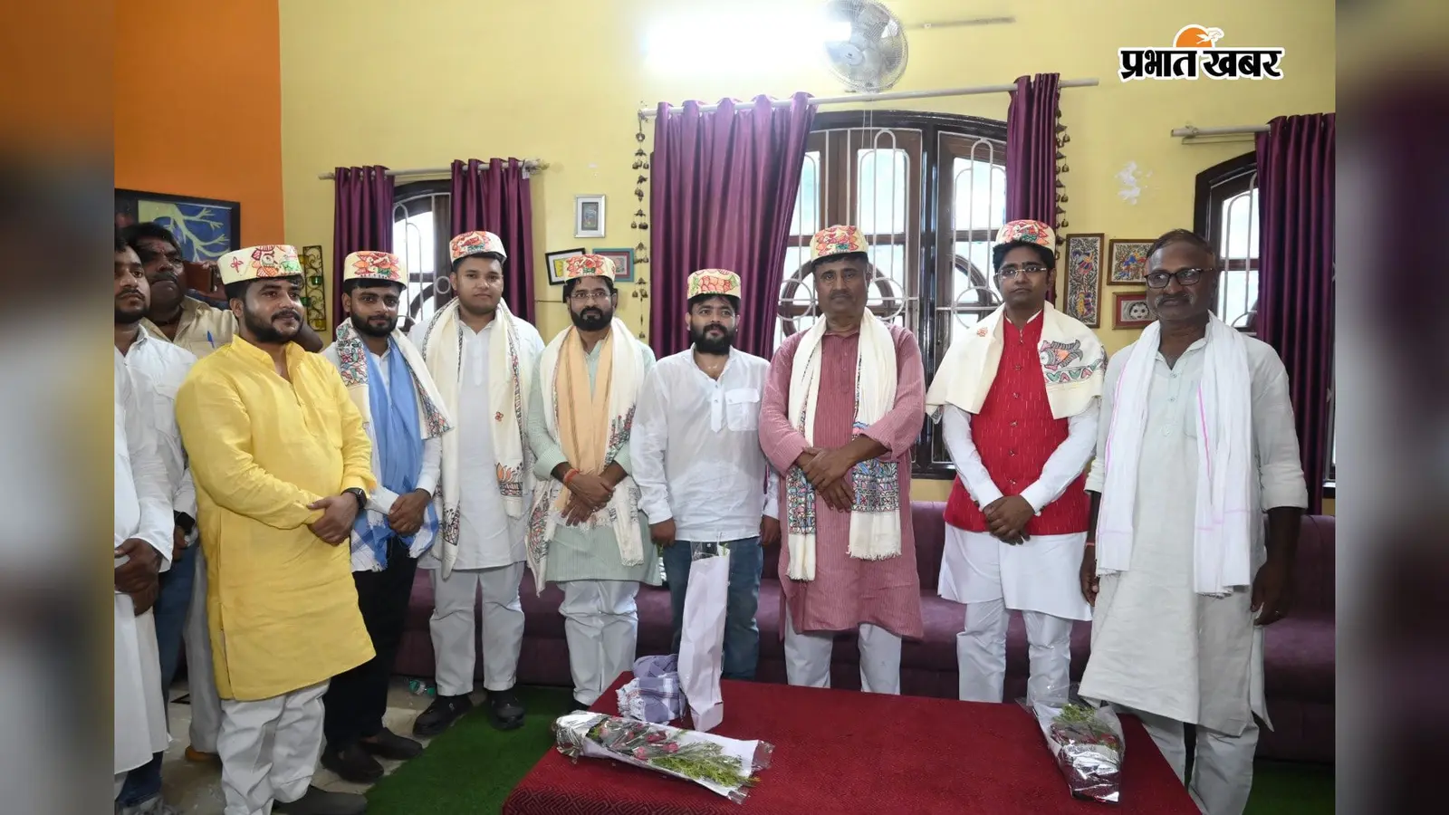 सकरा विधायक के आवास पर पहुंचे जदयू के कई विधायक, भोजन के साथ हुई राजनीतिक मुलाकात