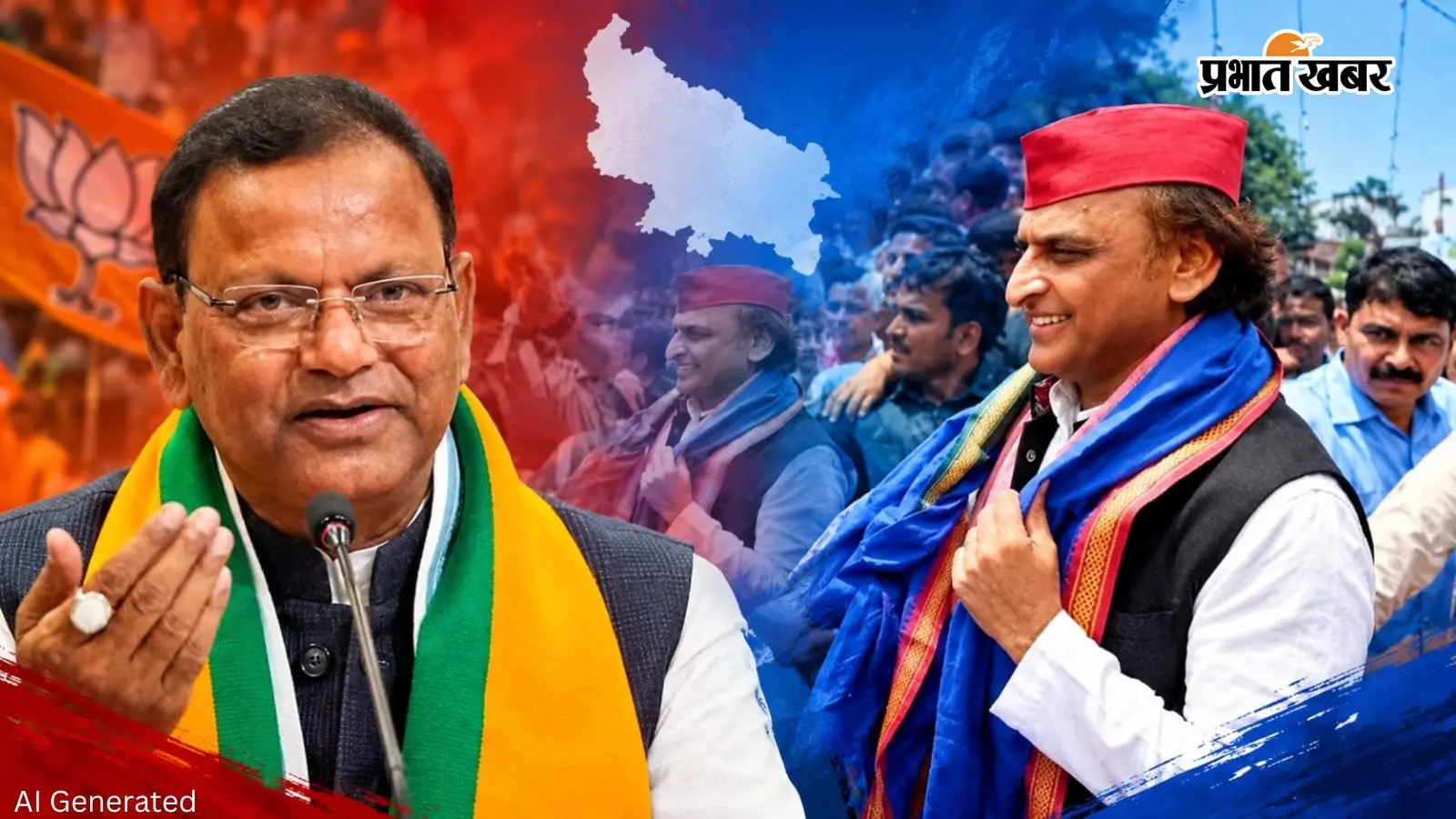 चुनाव से पहले अखिलेश की सपा के ‘नीले रंग’ पर चढ़ा सियासी रंग, बदले ड्रेसकोड पर बीजेपी का तंज- लाल टोपी, नीली ड्रेस… जारी है बहरूपिए का खेल