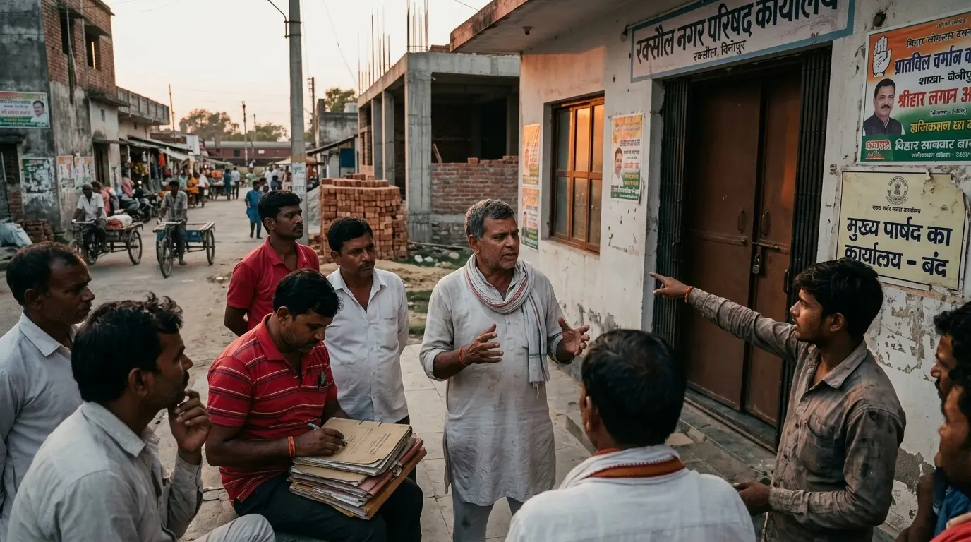 मुख्य पार्षद का पद खाली, विकास योजनाओं पर उठ रहे सवाल, रक्सौल में उपचुनाव का इंतजार