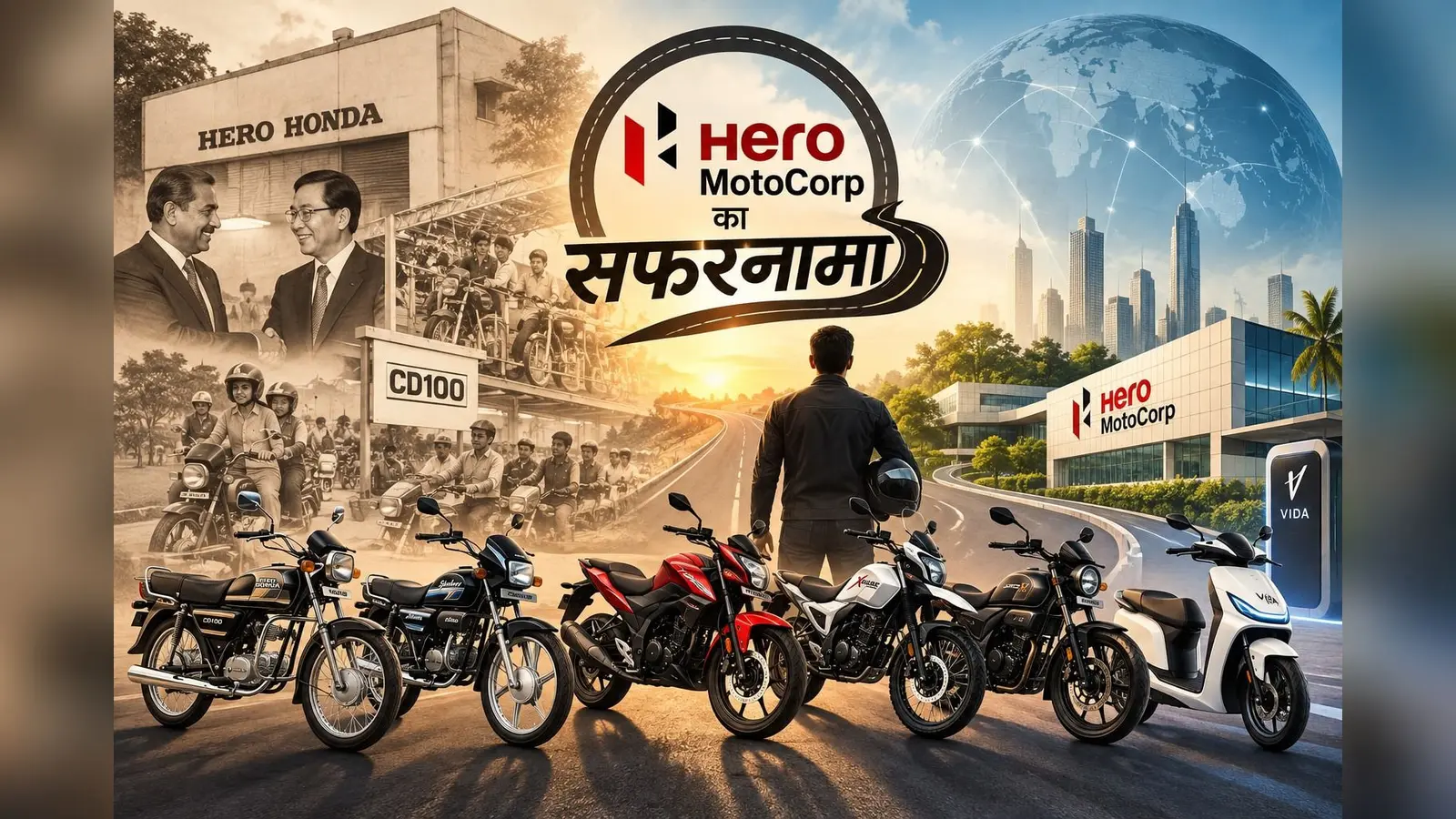 साइकिल के पैडल बनाने से लेकर बाइक बनाने तक, Hero Motocorp कैसे बनी भारत की सबसे बड़ी टू-व्हीलर कंपनी