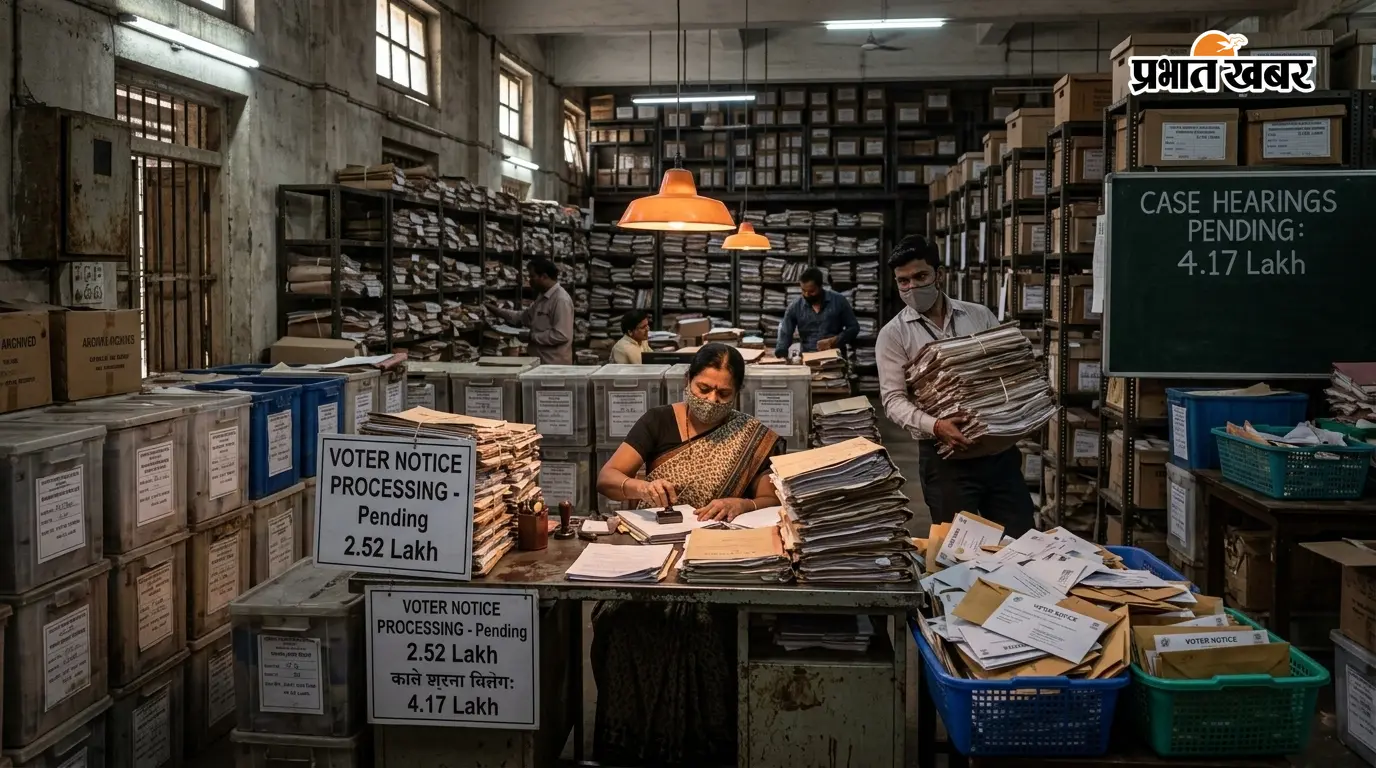 सात दिनों में 2.52 लाख मतदाताओं तक पहुंचाना होगा नोटिस, 4.17 लाख मामलों की सुनवाई बाकी