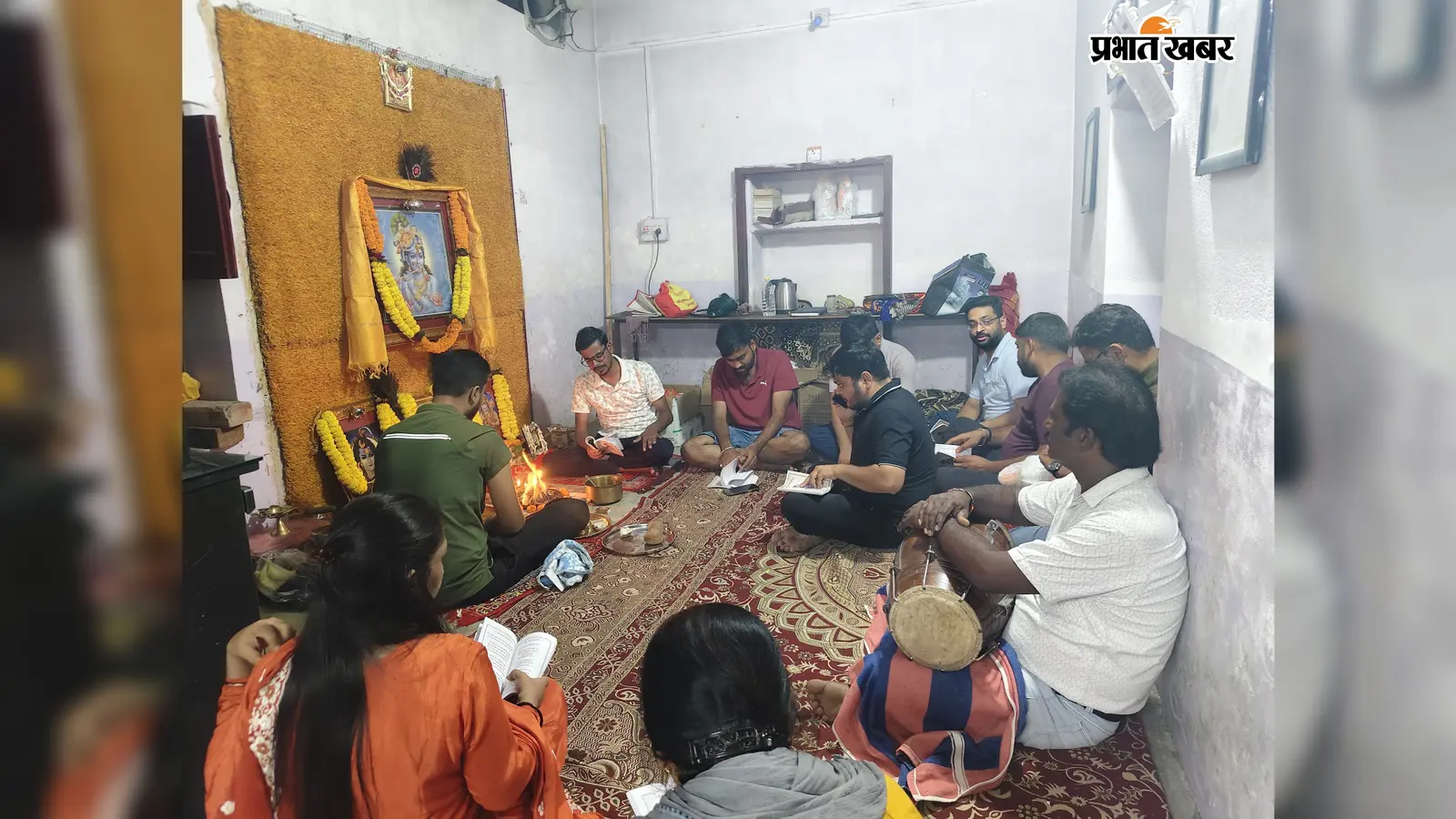 हजारीबाग में एकादशी पर गूंजा बाबा श्याम का जयकारा, ताली कीर्तन और ज्योत में लीन हुए श्रद्धालु