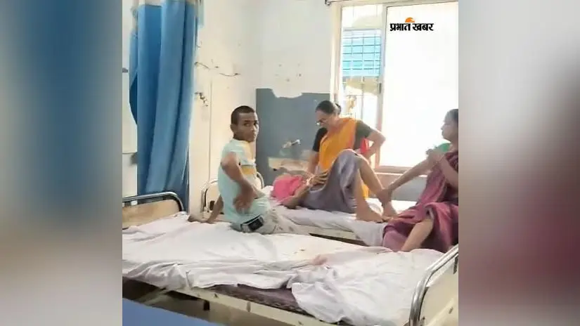 कोडरमा में कुत्ते को बचाने में पलटा ई-रिक्शा, 7 लोग घायल