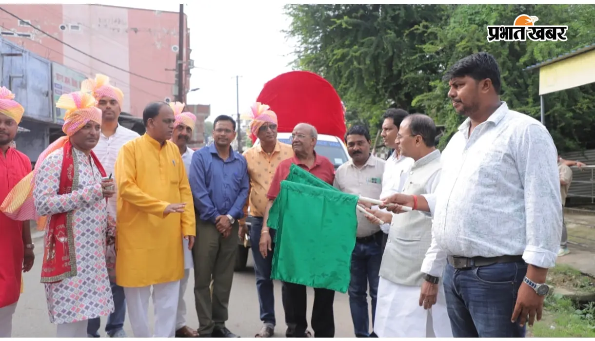 झुमरीतिलैया में चार दिवसीय भादी अमावस्या महोत्सव का शुभारंभ, राजस्थानी वेशभूषा में शामिल हुए श्रद्धालु