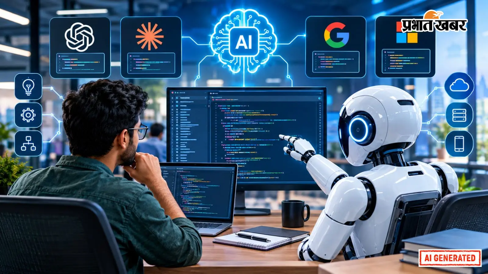 AI अब खुद लिख रहा है Software का Code, इंसानों का काम बदल रहा है, जानिए क्या है नया बदलाव