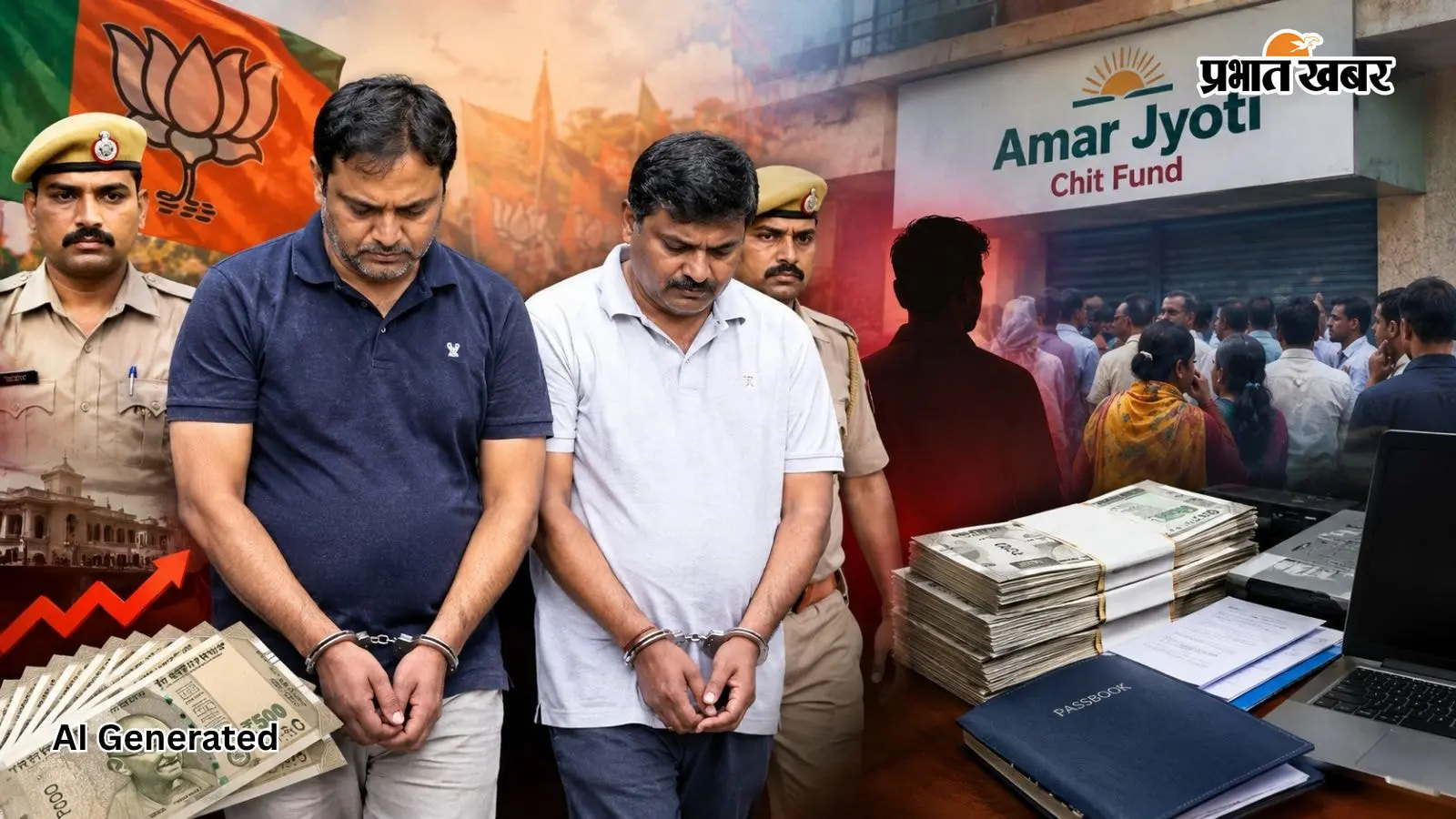 '6 साल में पैसा डबल' का झांसा और फिर 200 करोड़ का डाका, पूर्व BJP नेता और उसका भाई गिरफ्तार, जानिए अमर ज्योति घोटाले का सच