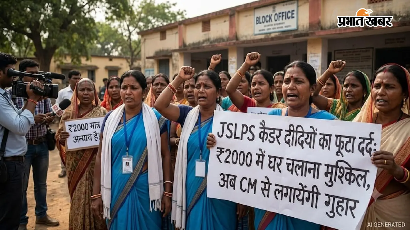JSLPS की कैडर दीदियों का फूटा दर्द: ₹2000 में घर चलाना मुश्किल, अब CM से लगायेंगी गुहार