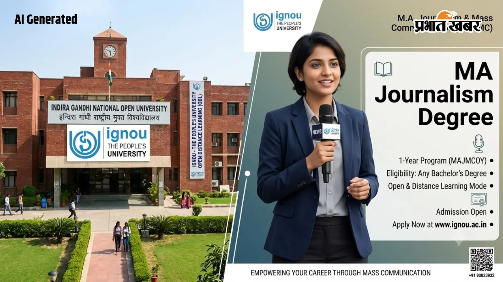 अब एक साल में करें IGNOU से पत्रकारिता का कोर्स, आवेदन शुरू