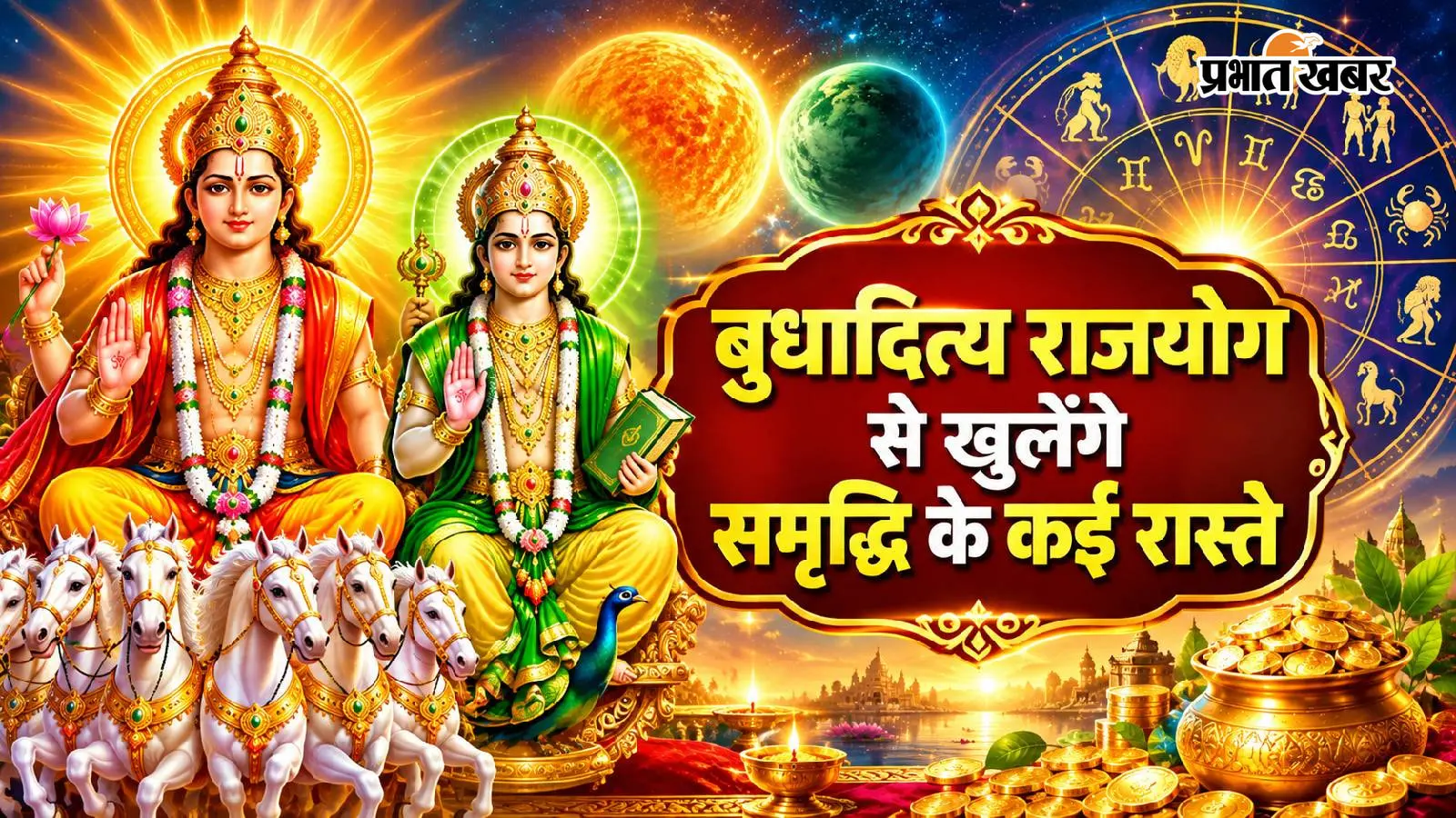 Rajyog: सूर्य-बुध से 5 राशि के जातकों का भाग्योदय, बुधादित्य राजयोग खोलेगा धन-समृद्धि का रास्ता