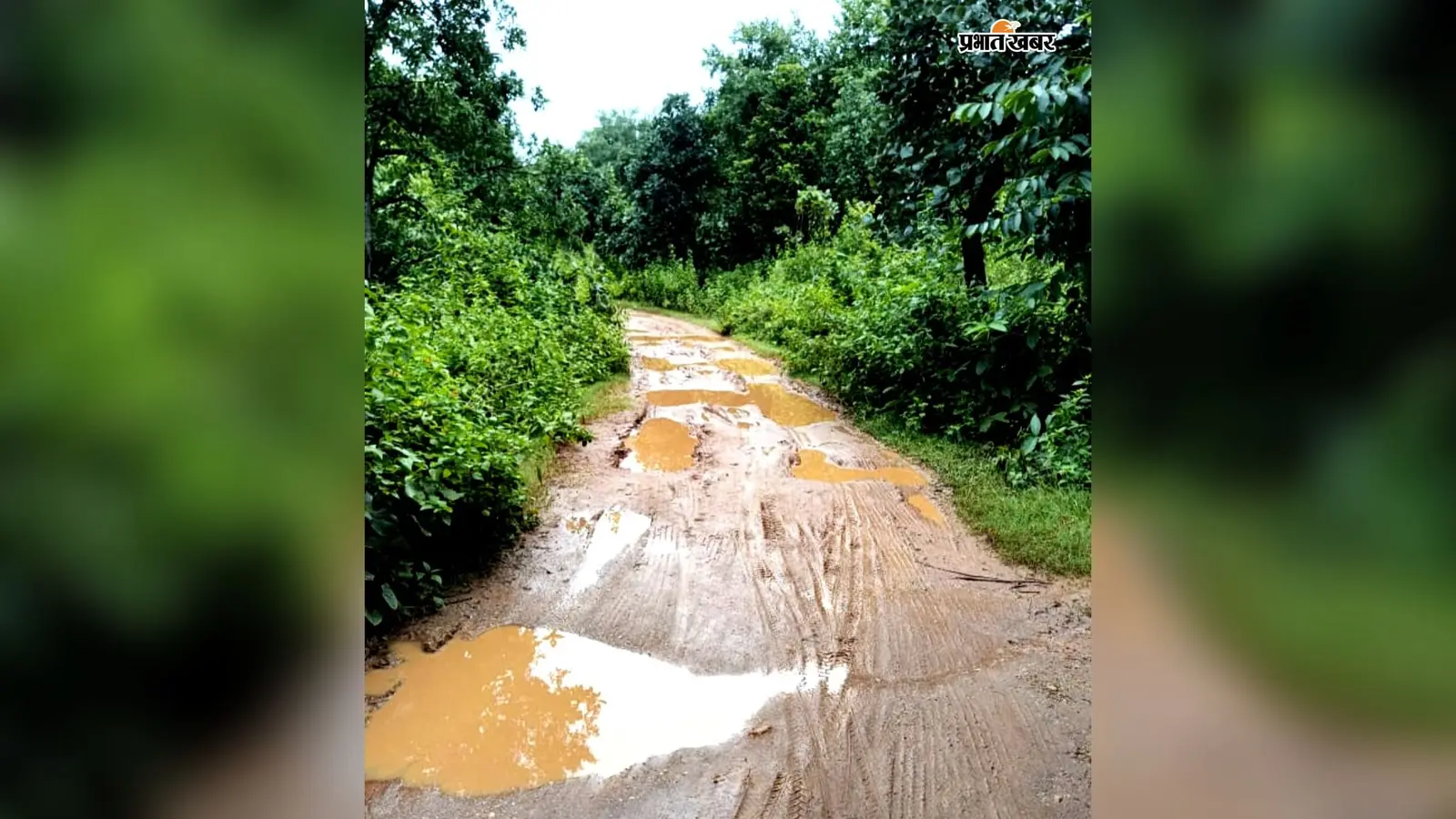 पिपराही की बदहाल सड़क पर जलजमाव और कीचड़, ग्रामीणों का चलना हुआ मुश्किल