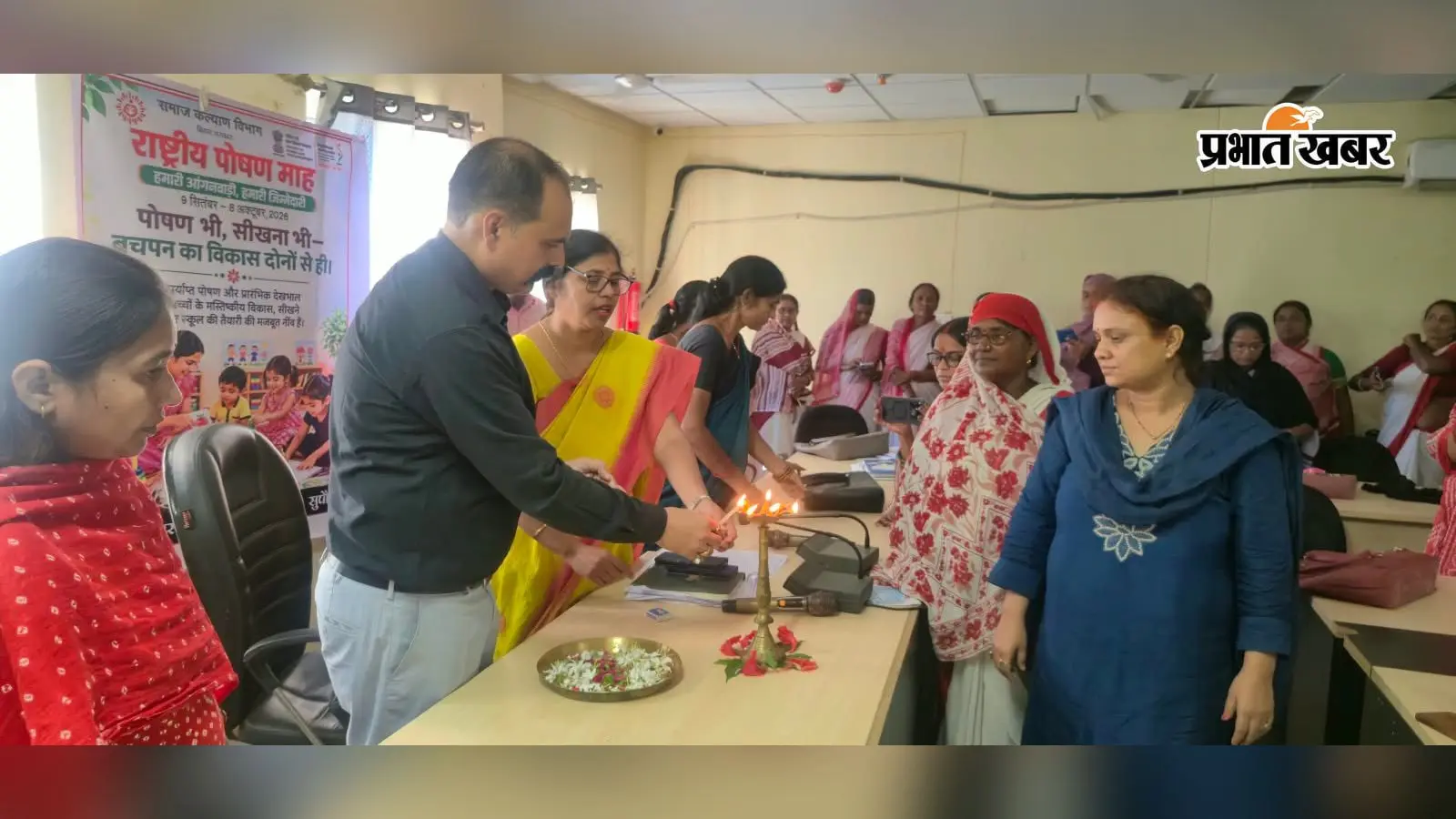राष्ट्रीय पोषण माह को लेकर जागरूकता कार्यक्रम, बीडीओ ने हरी झंडी दिखाकर रैली को किया रवाना